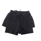 158-164-es fekete lányka szoknyás hatású sportos rövidnadrág, short - H&M