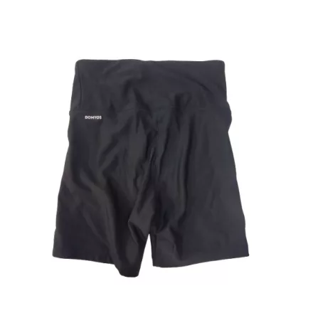 152-es fekete lányka sportos feszülős rövidnadrág, short 