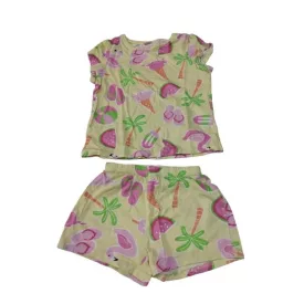 122-128-as sárga fagyis nyári pizsama - Kids