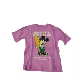 110-116-os lila szörfös lány póló - Miki Egér - H&M