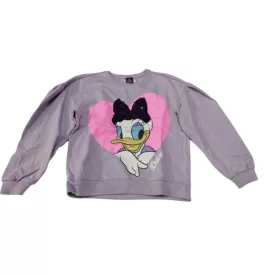   134-es lila átfordítható flitteres pulóver - Daisy - Sinsay