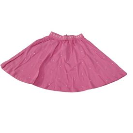 128-as pink pöttyös pamut szoknya - Little Kids