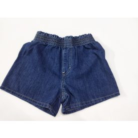 128-as sötétkék lányka farmer short, rövidnadrág - H&M