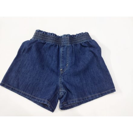 128-as sötétkék lányka farmer short, rövidnadrág - H&M