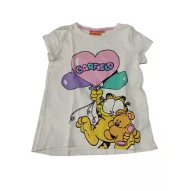 134-es fehér póló - Garfield és Mici - Nickelodeon