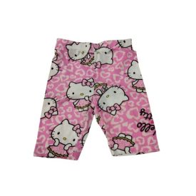   128-as rózsaszín mintás sztreccs térdnadrág - Hello Kitty