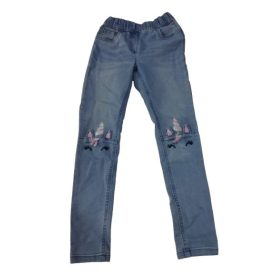   134-es kék unikornisos leggings jellegű farmernadrág - C&A