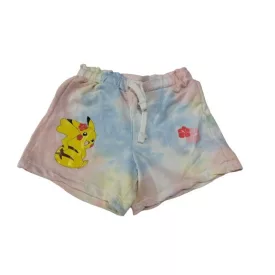 122-es szivárványszínű pamut short - Pokémon - Pikachu