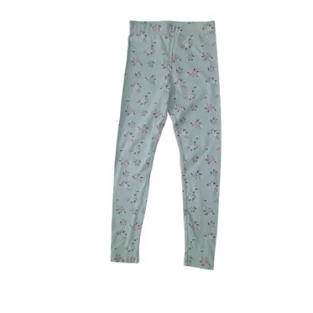 122-es türkiz virágos leggings - Little Kids 