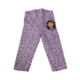 122-128-as lila pöttyös leggings jellegű short, térdnadrág - Gabi babaháza - Gabby