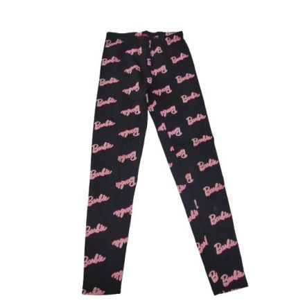 128-as fekete feliratos leggings - Barbie