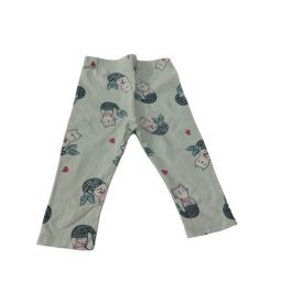   128-as mentazöld cica-sellőlányos capri leggings, térdnadrág - Sinsay