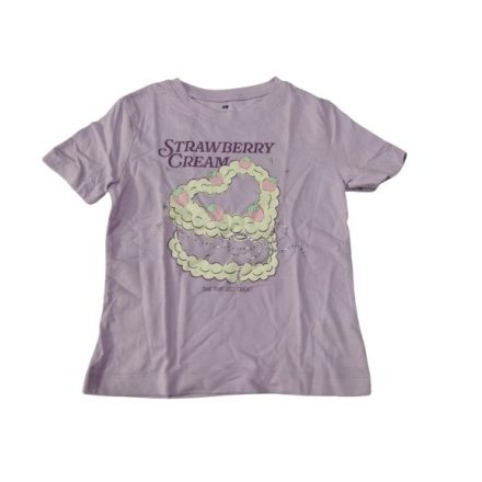 122-128-as lila tortás póló - H&M