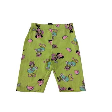128-as zöld leggings jellegű short, térdnadrág - Minnie egér