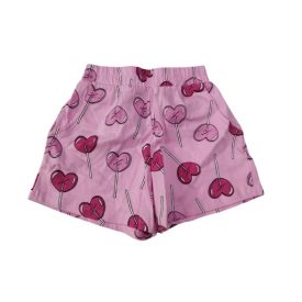 128-as pink pamut nyalókás short, rövidnadrág - Sinsay