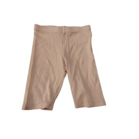   128-as rózsaszín sztreccs bordás anyagú térdnadrág, short - H&M