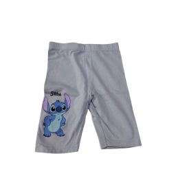 128-as liláskék pamut short, térdnadrág - Lilo & Stitch
