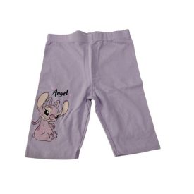128-as lila pamut short, térdnadrág - Lilo & Stitch
