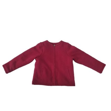 104-es pirosas-bordó vastagabb kardigán - Okaidi
