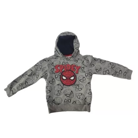 104-es szürke kapucnis pulóver - Pókember - Spiderman
