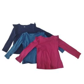 122-es lányka pamutfelsők, 3 db egyben - C&A