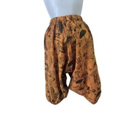   Kb 8-12 évesre (XL-es) narancssárga gombás nepáli jázmin nadrág, aladdin nadrág, jóganadrág - Nini - ÚJ