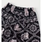 140-es fekete elefántos gyerek nepáli jázmin nadrág, aladdin nadrág, jóganadrág - ÚJ