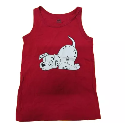 140-146-os piros ujjatlan póló - 101 kiskutya - Disney - Tezenis