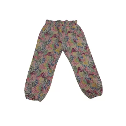 98-104-es színes virágos pamuttal bélelt nadrág - LC Waikiki