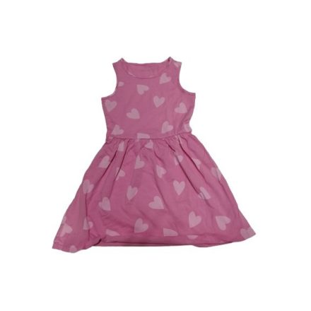 18-as pink szivecskés ujjatlan nyári ruha - In Extenso