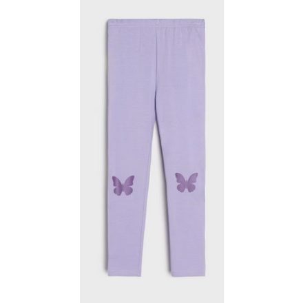 110-es lila pillangós, lepkés leggings - Sinsay - ÚJ