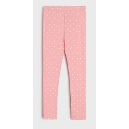122-es rózsaszín pöttyös leggings - Sinsay - ÚJ
