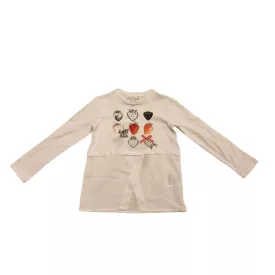 104-es fehér epres pamutfelső - Primigi - ÚJ