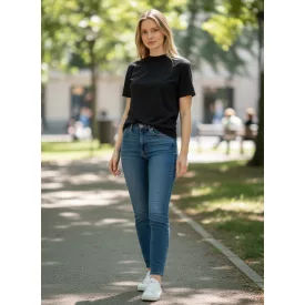 158-164-es fekete lány póló - H&M