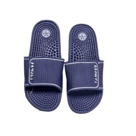   40-es sötétkék gumipapucs, papucs masszírozó tüskékkel - ÚJ