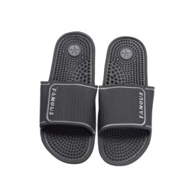   40-es szürke gumipapucs, papucs masszírozó tüskékkel - ÚJ