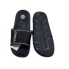 41-es fekete gumipapucs, papucs masszírozó tüskékkel - ÚJ