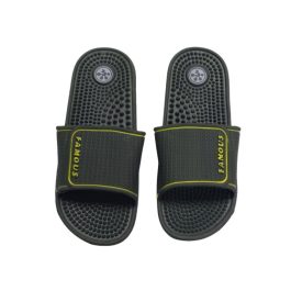   44-es khaki gumipapucs, papucs masszírozó tüskékkel - ÚJ