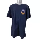 170-es sötétkék feliratos póló - H&M