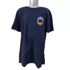 170-es sötétkék feliratos póló - H&M