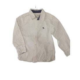 110-es fehér pöttyös hosszú ujjú ing - H&M