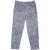 128-as szürke-pink háromnegyedes szaggatott leggings - ÚJ
