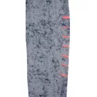 128-as szürke-pink háromnegyedes szaggatott leggings - ÚJ