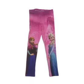   128-as pink mesefigurás leggings - Frozen, Jégvarázs - ÚJ