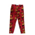 140-es piros-arany csillogó mintás tréningnadrág, melegítőalsó - Minnie Egér - ÚJ