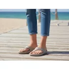 Női 37-38-as szürke flip-flop papucs, lábujjközös papucs - Crocs