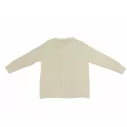 98-as fehér finomkötött áttört mintás alkalmi, ünneplő kardigán - ÚJ