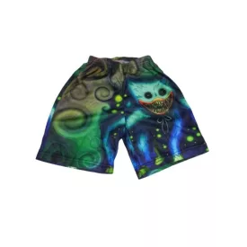 92-es kék-zöld short, rövidnadrág - Huggy Wuggy - ÚJ