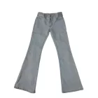 158-as világoskék, lefelé bővülő szárú lány farmernadrág - H&M (kis folt a lábszárán)