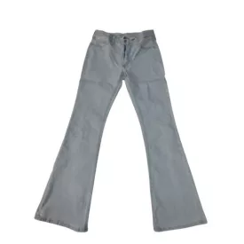  158-as világoskék, lefelé bővülő szárú lány farmernadrág - H&M (kis folt a lábszárán)